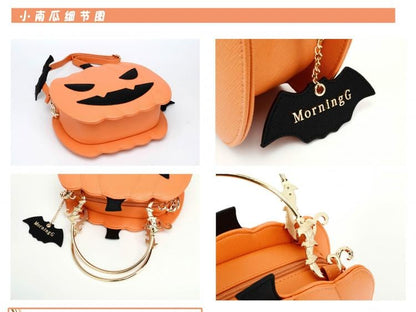 Halloween Orange Pumpkin Shoulder Bag