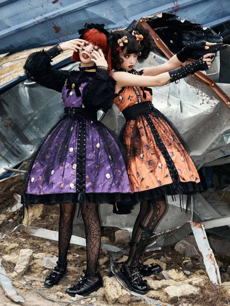 Halloween Lolita Gothic Jumper Skirt