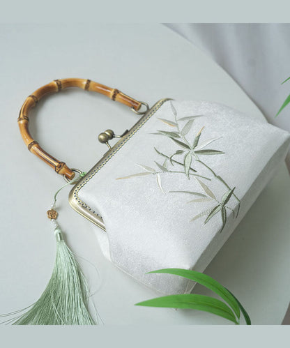 Embroidery Handmade Tote Style Bamboo Chinese New Bag