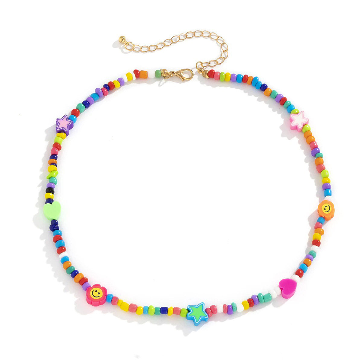 Y2K Candy Beaded Necklace