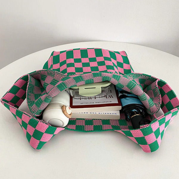 Sweet Checker Mini Tote Bag