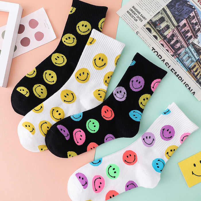 Smiley-Gesicht-Fröhliche Socken