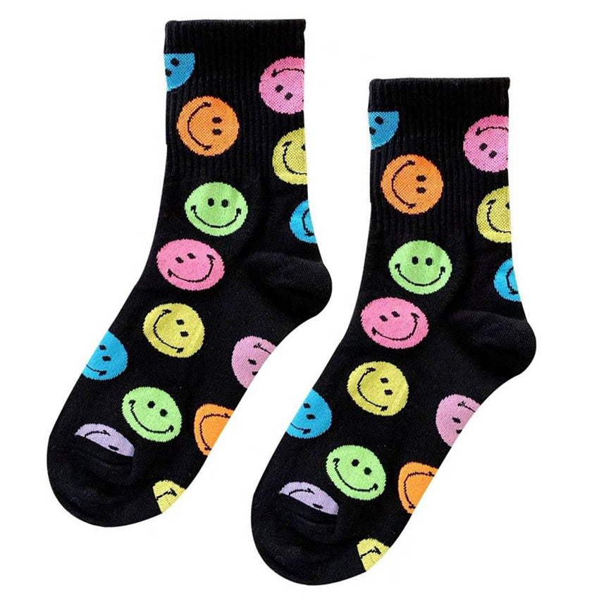 Smiley-Gesicht-Fröhliche Socken