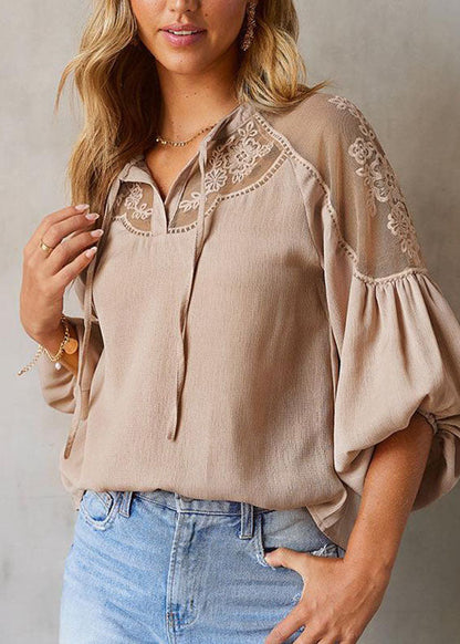 Army Tulle Chiffon Green Patchwork Top Italian Fall