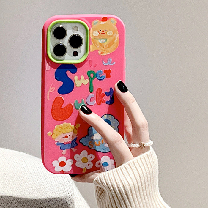 Cartoon Pink iPhone Case