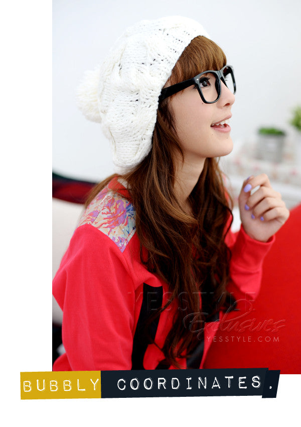 Knit Cable Beret
