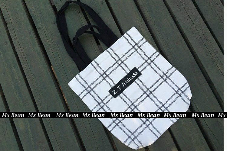 Plaid Shopper Bag