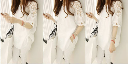 Lace Inset Blouse