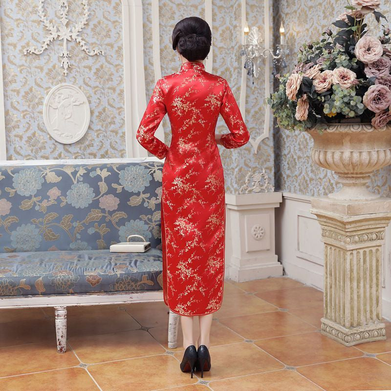 Jacquard Maxi Cheongsam