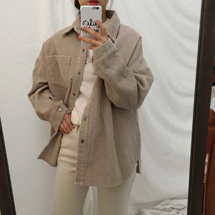 Boxy Corduroy Jacket