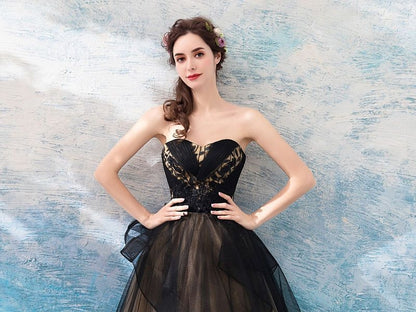 Beaded Strapless A-Line Wedding Dress