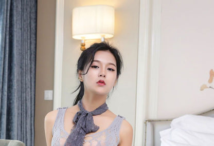 Sleeveless Lace Nightdress