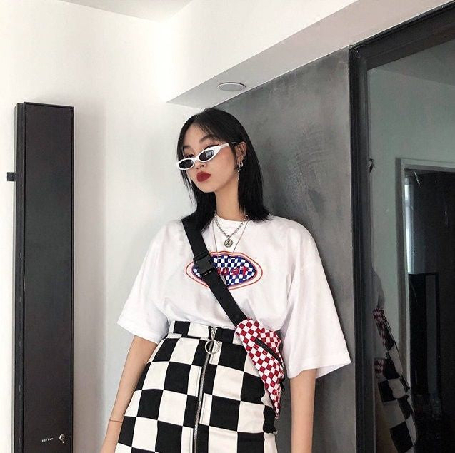 Slim Retro Cat Eye Sunglasses