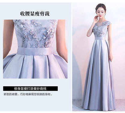 Sleeveless Lace Evening Gown