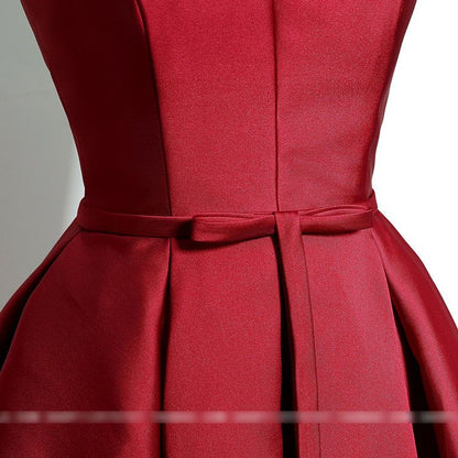 Plain Sleeveless Cocktail Dress