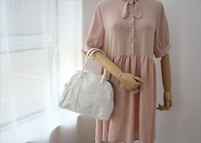 Plain Canvas Handbag