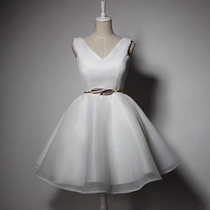 Sleeveless Mini Prom Dress