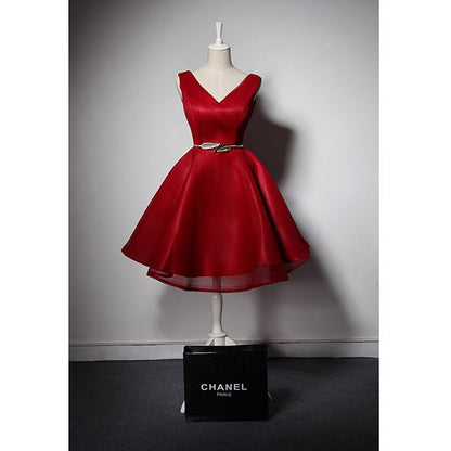 Sleeveless Mini Prom Dress