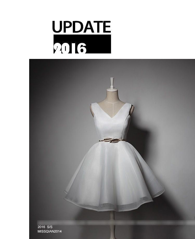 Sleeveless Mini Prom Dress