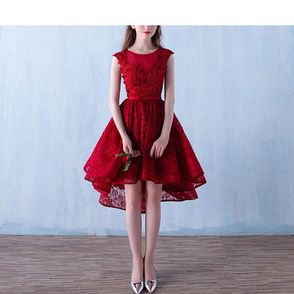 Sleeveless Lace A-Line Cocktail Dress