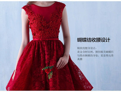 Sleeveless Lace A-Line Cocktail Dress