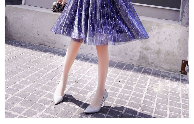 Sleeveless A-Line Evening Dress