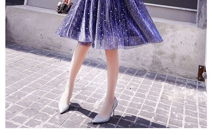 Sleeveless A-Line Evening Dress