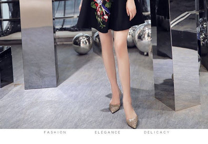 Short-Sleeve Floral Embroidered A-Line Qipao