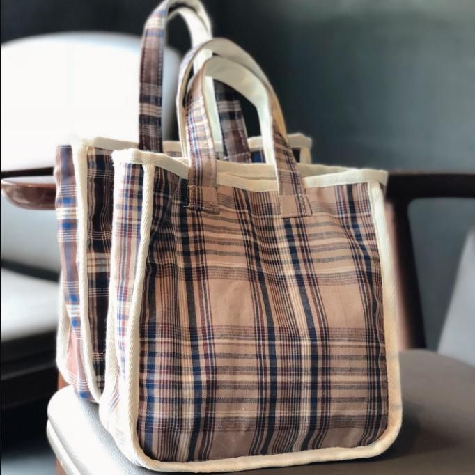 Lunchtasche mit Gingham-Muster