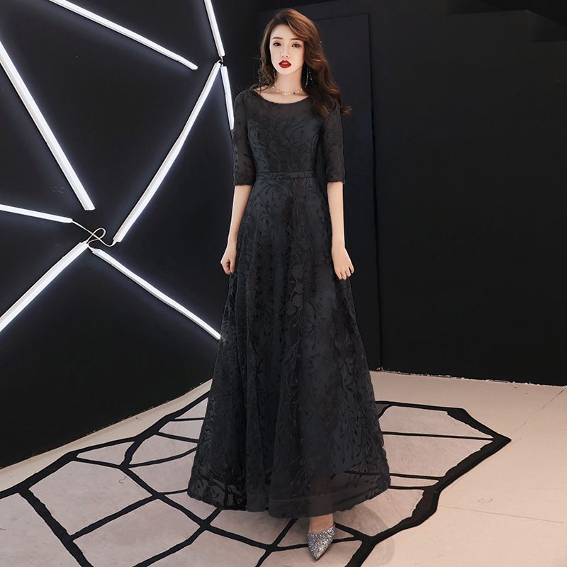 Lace A-Line Evening Gown / Cocktail Dress
