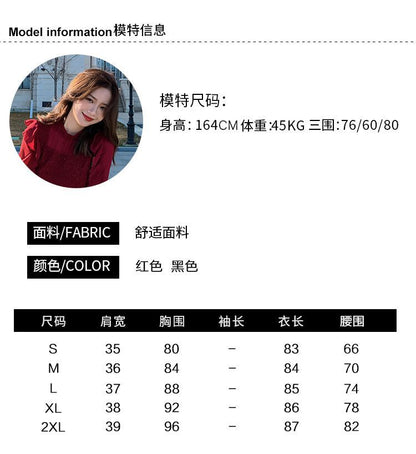 Langärmliges Chiffonkleid mit Rüschen