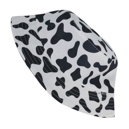 Hat Print Cow Bucket Milk