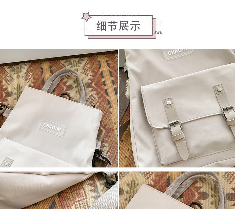 Plain Crossbody Tote Bag