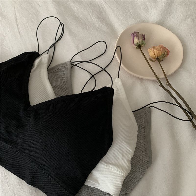 Wireless Ribbed Bra