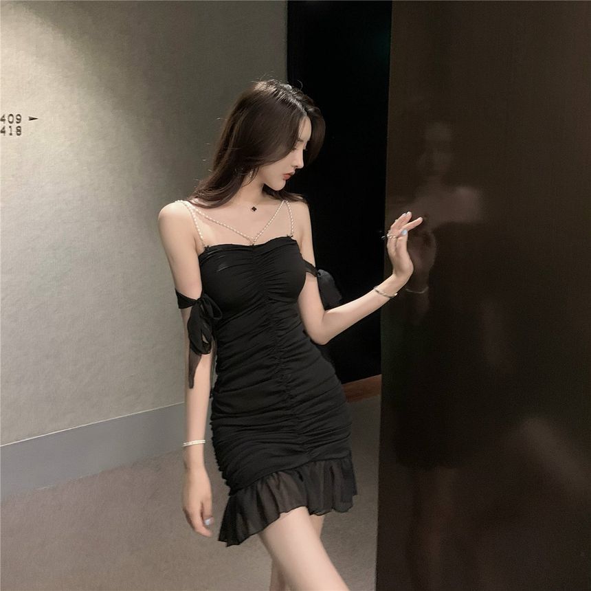 Strappy Sheath Party Dress