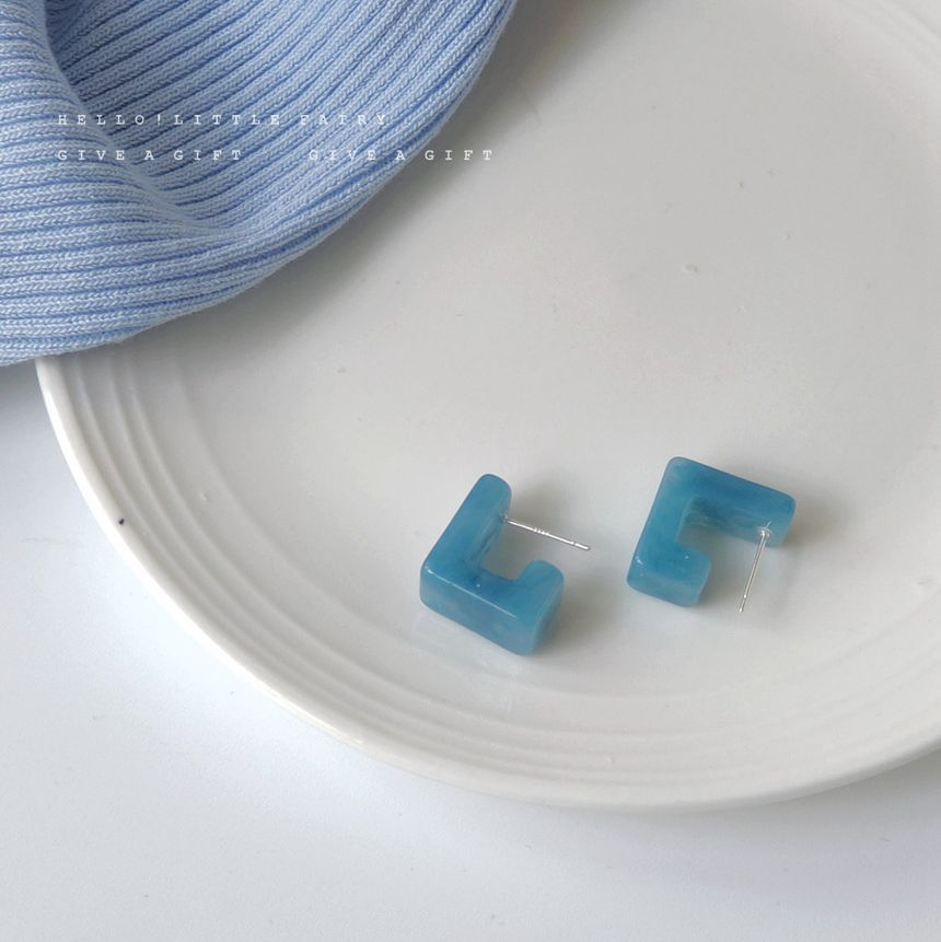 Geometric Resin Earring Egirldoll