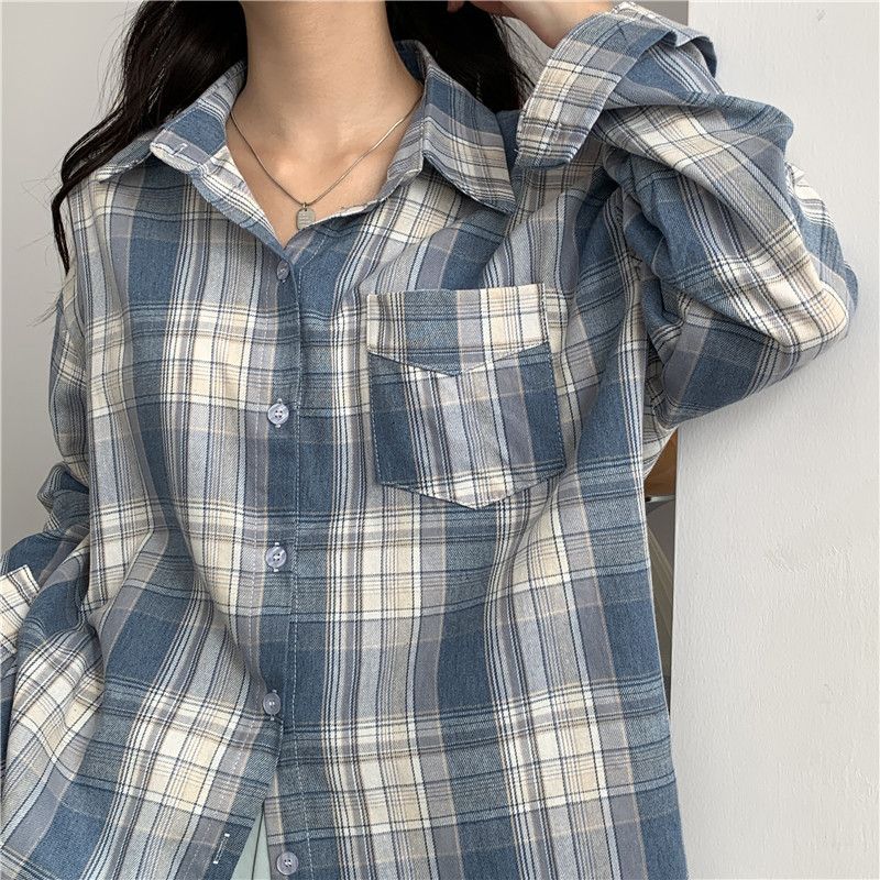 Long Sleeve Plaid Shirt