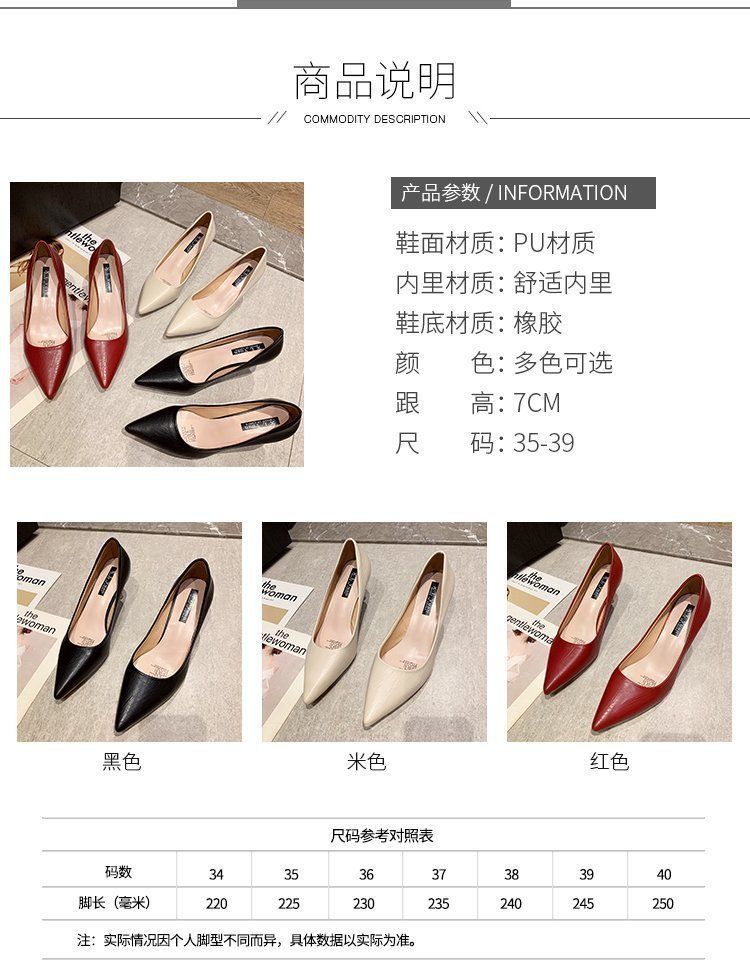 Pointed High Heel Pumps