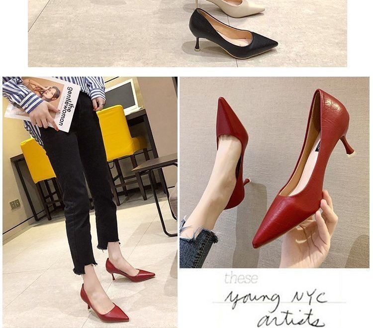 Pointed High Heel Pumps