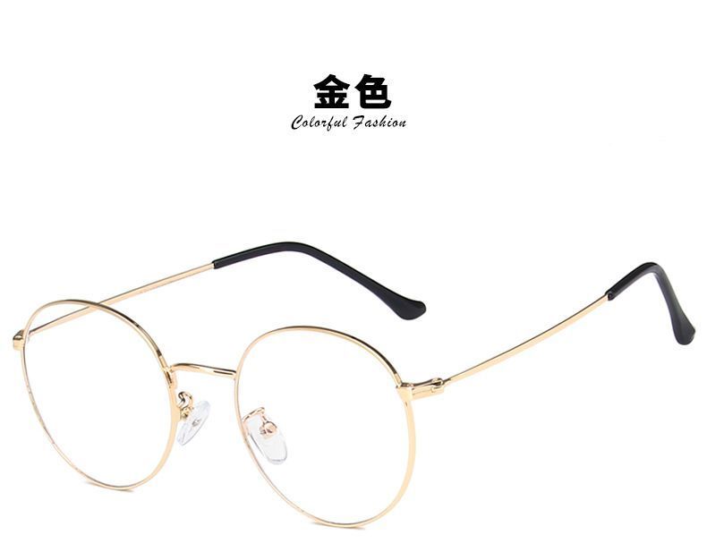 Round Frame Blue Light-Blocking Glasses