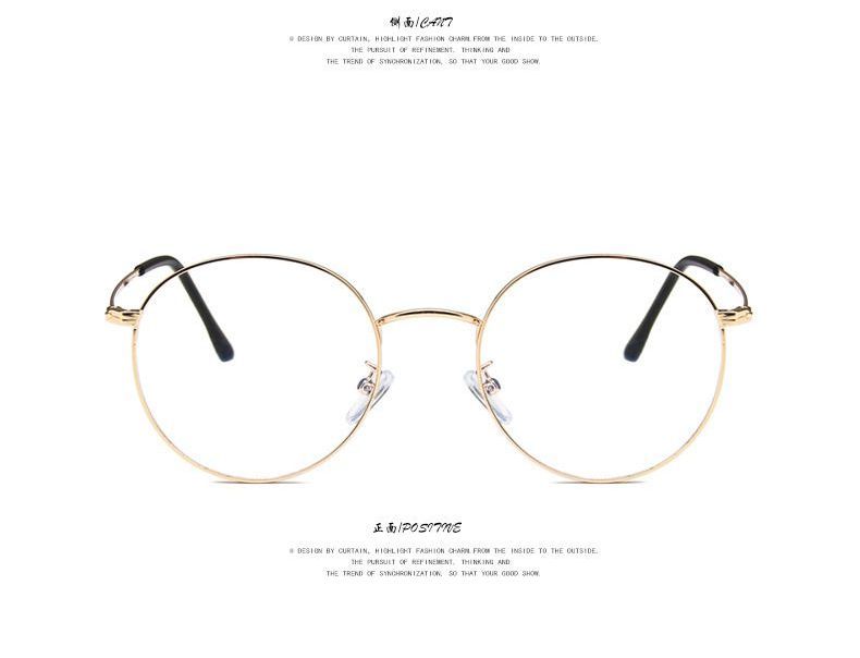 Round Frame Blue Light-Blocking Glasses