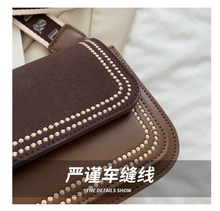 Studded Faux Leather Crossbody Bag