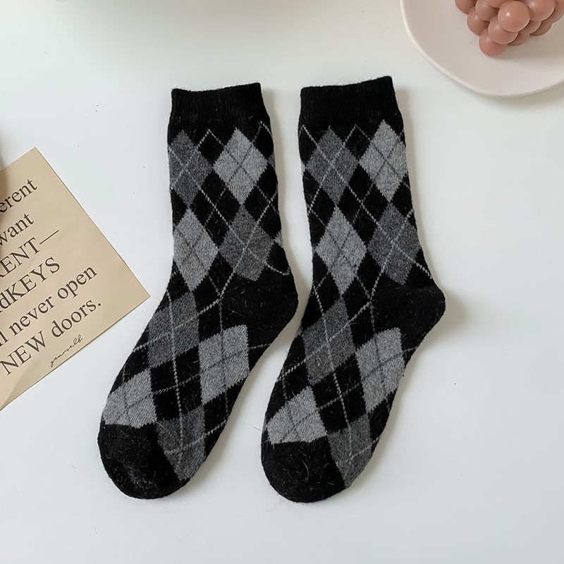 Set of 3: Argyle Socks