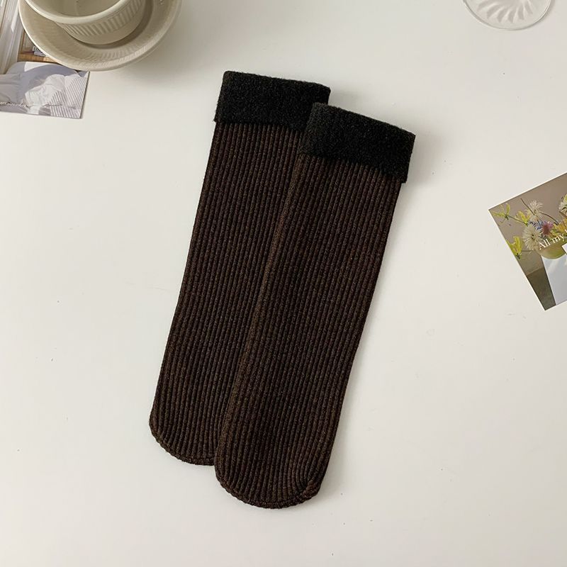 Set Of 3 Pairs: Plain Socks