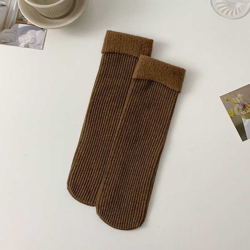 Set Of 3 Pairs: Plain Socks