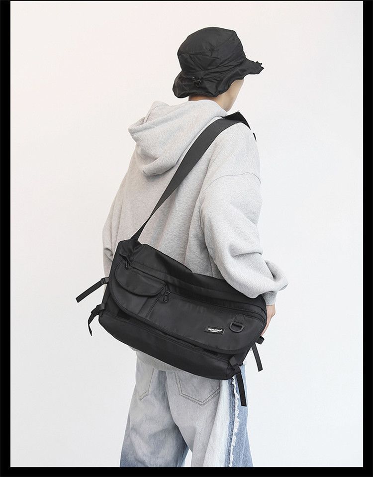 Nylon Messenger Bag