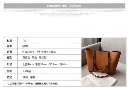 Chain Strap Tote Bag