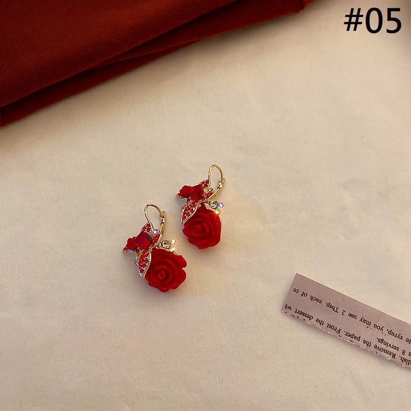 Petal / Faux Pearl / Alloy Earring (various designs)