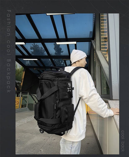 Two-Tone Nylon Carryall Bag