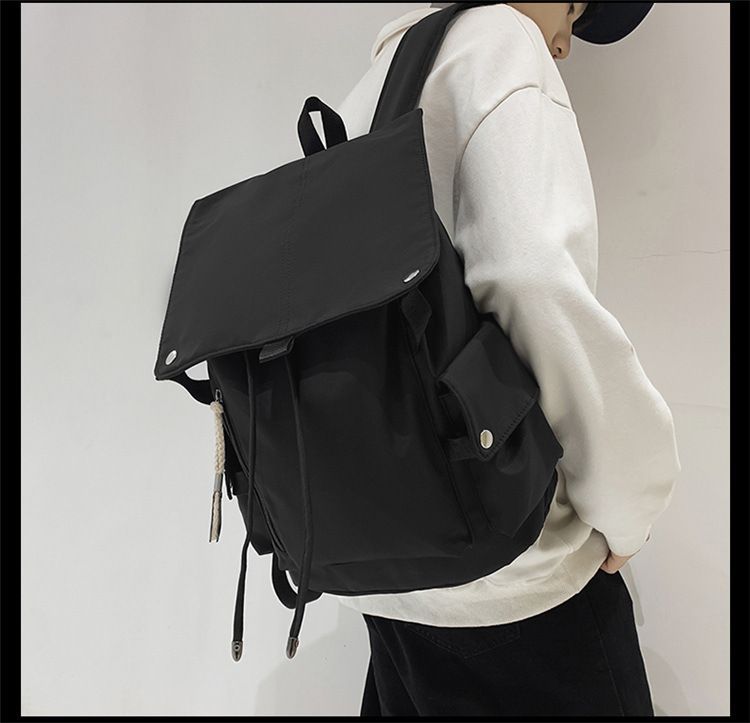 Drawstring Nylon Backpack